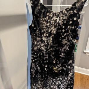 Black and silver dress